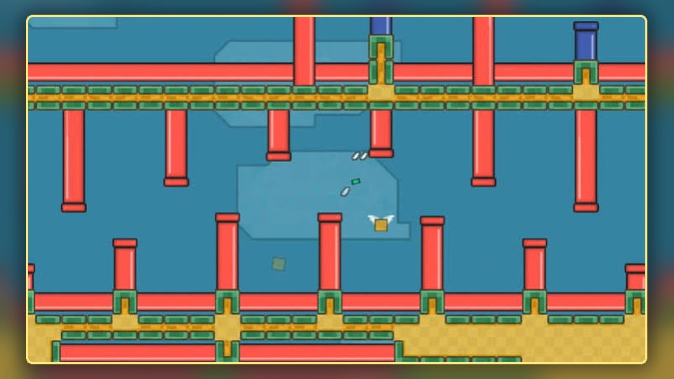Big Flappy Tower Tiny Square level screenshot 2